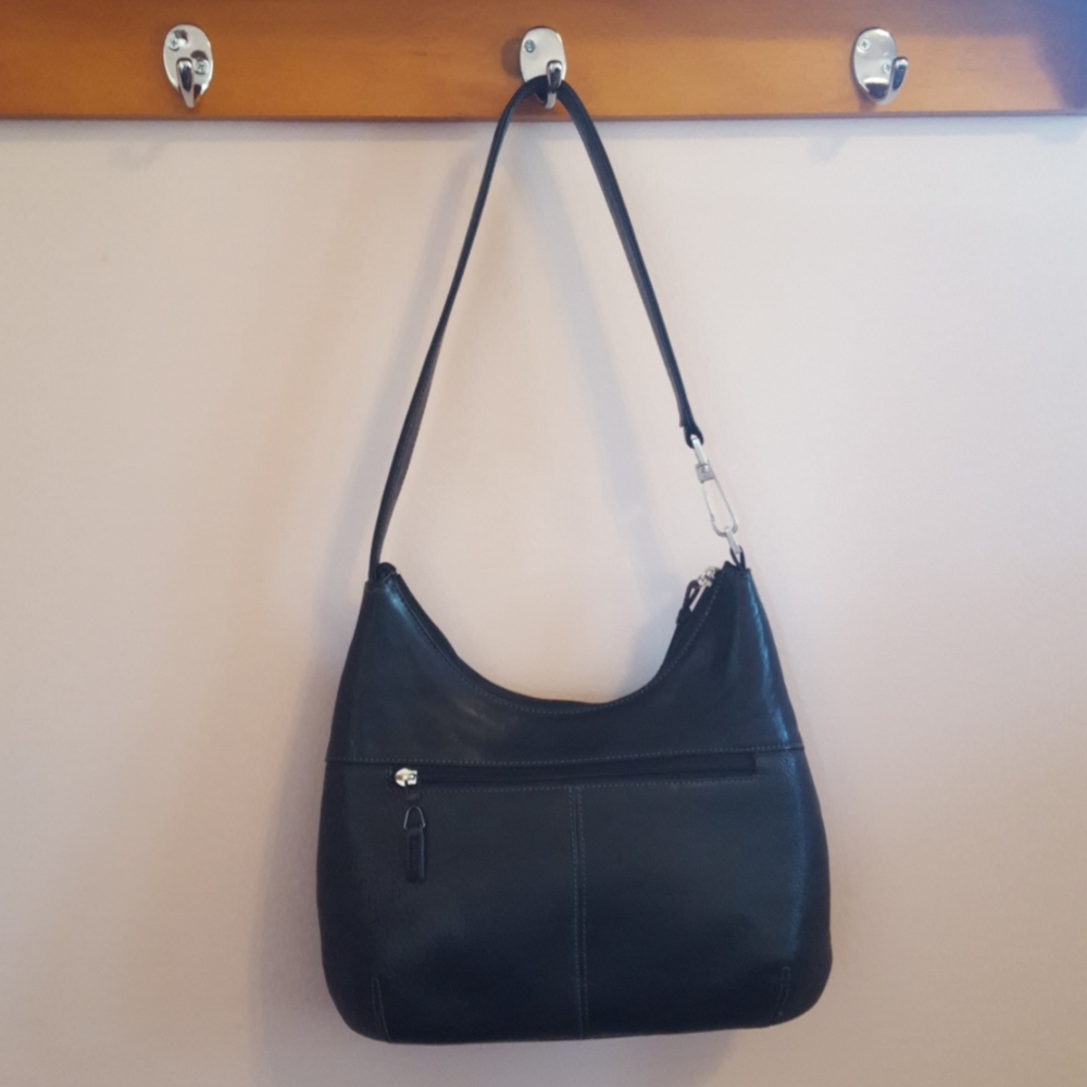 Tignanello Black Leather Purse
